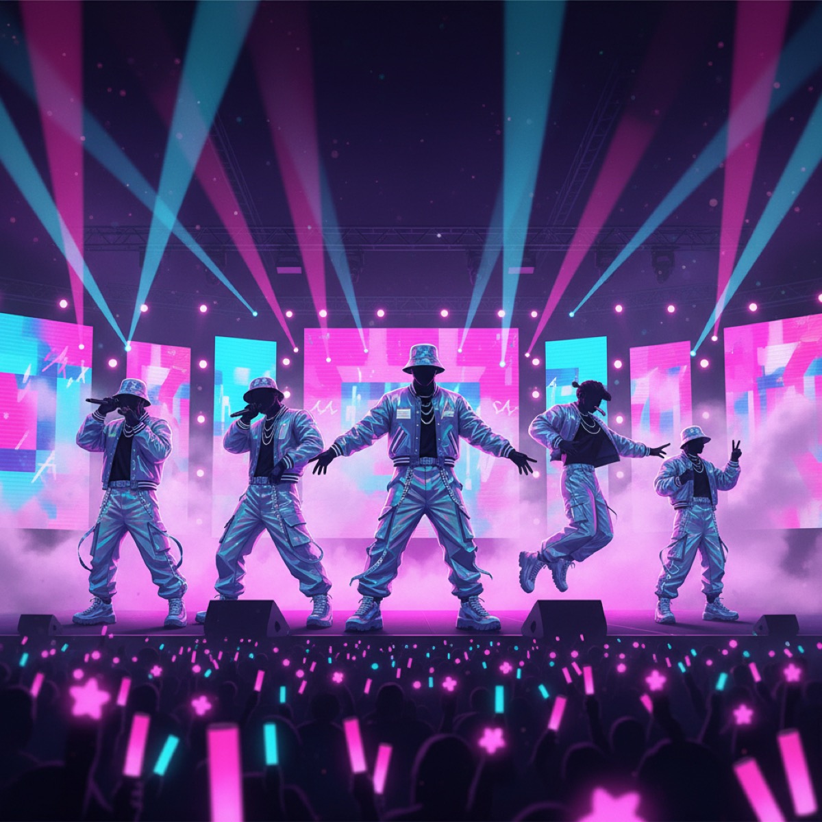 ما موقعك في فرقة K-Pop؟